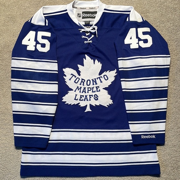 Jonathan Bernier Toronto Maple Leafs Winter Classic Jersey - Picture 2 of 6
